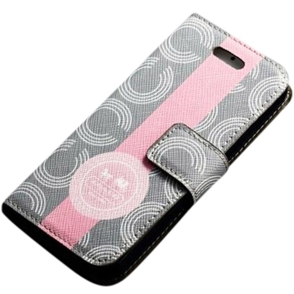 iphone 5 leather wallet case coach